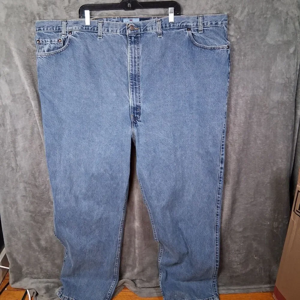 Vtg‎ Made In USA Levis 540 Straight Leg Mens Sz 54 Inseam 30 Medium Stone Wash